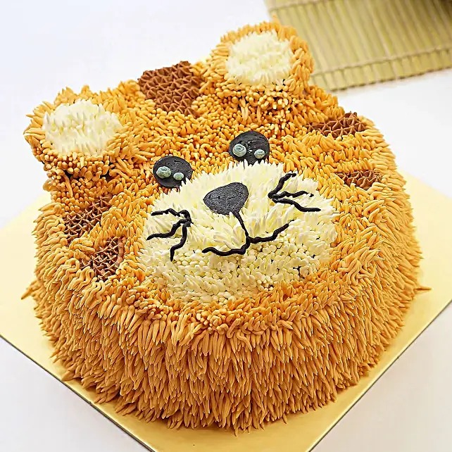 Tiger Design Cake 
